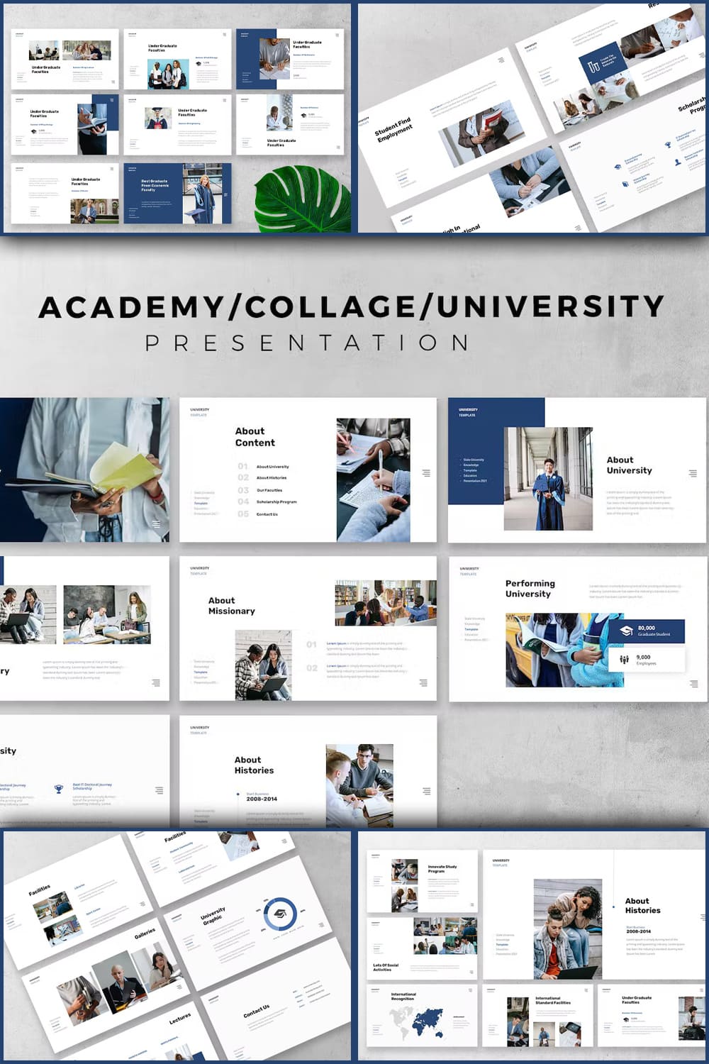 Education University Presentation Slide - pinterest image preview.