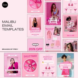 email templates - bundle pack - 50+ on yellow images... Email Marketing Bundle for Canva – MasterBundles