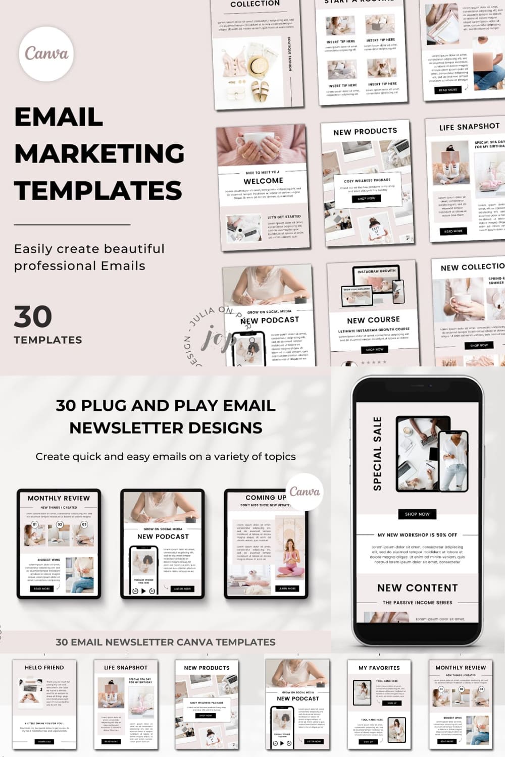 email marketing canva templates 1000x1500 236
