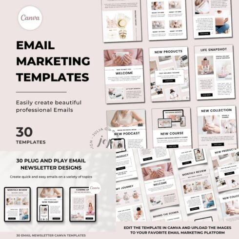 Email Marketing Canva Templates.