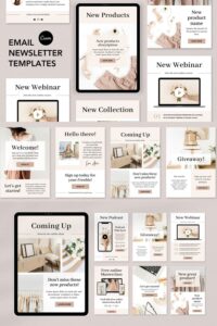 Canva Email Newsletter Templates – MasterBundles