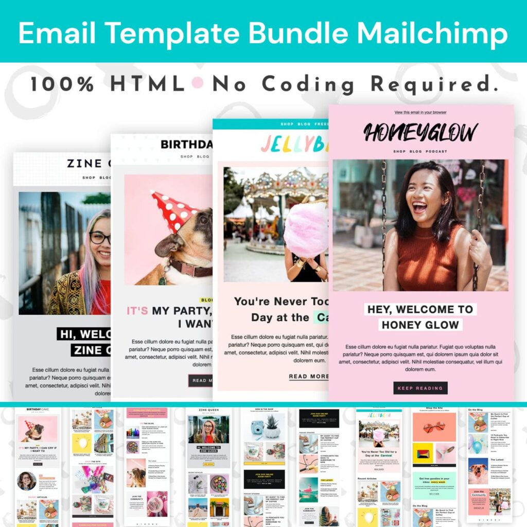 5 mailchimp email templates – masterbundles Images... Email Template Bundle Mailchimp – MasterBundles