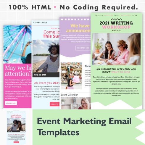 Event Marketing Email Templates.