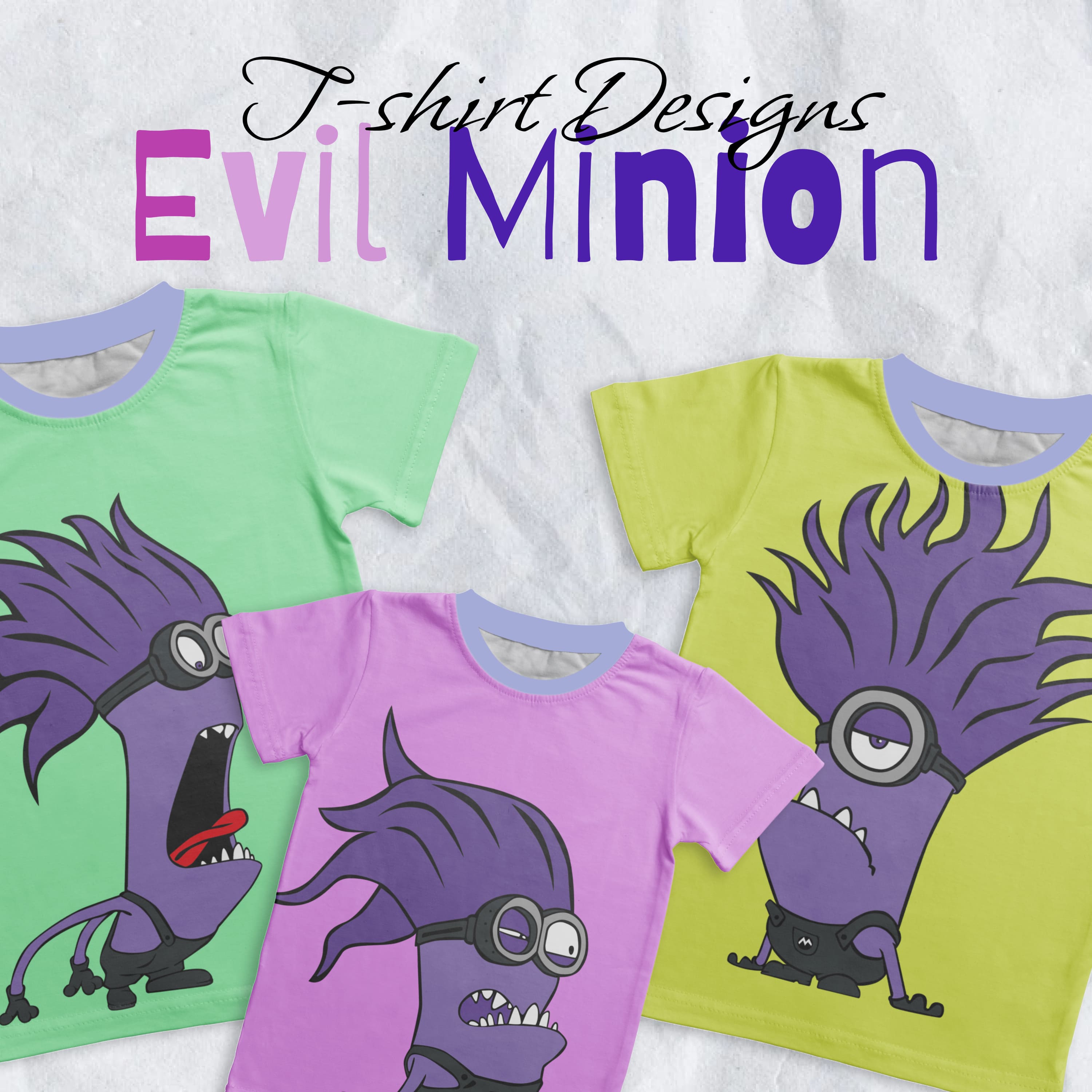 Evil Minion T-shirt Designs.
