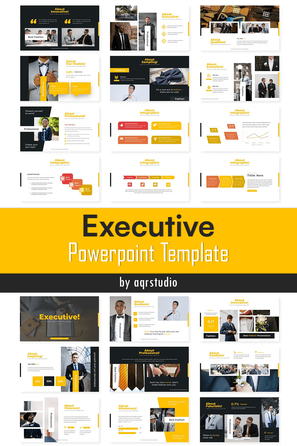 Executive - Powerpoint Template - Pinterest.