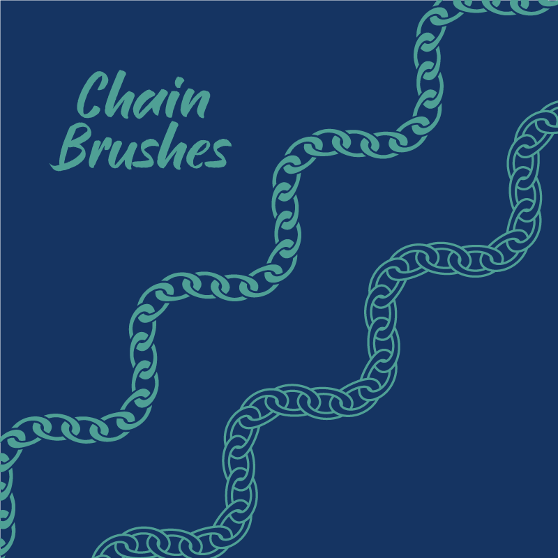 Best Chain Brushes Illustrator Pack facebook image.