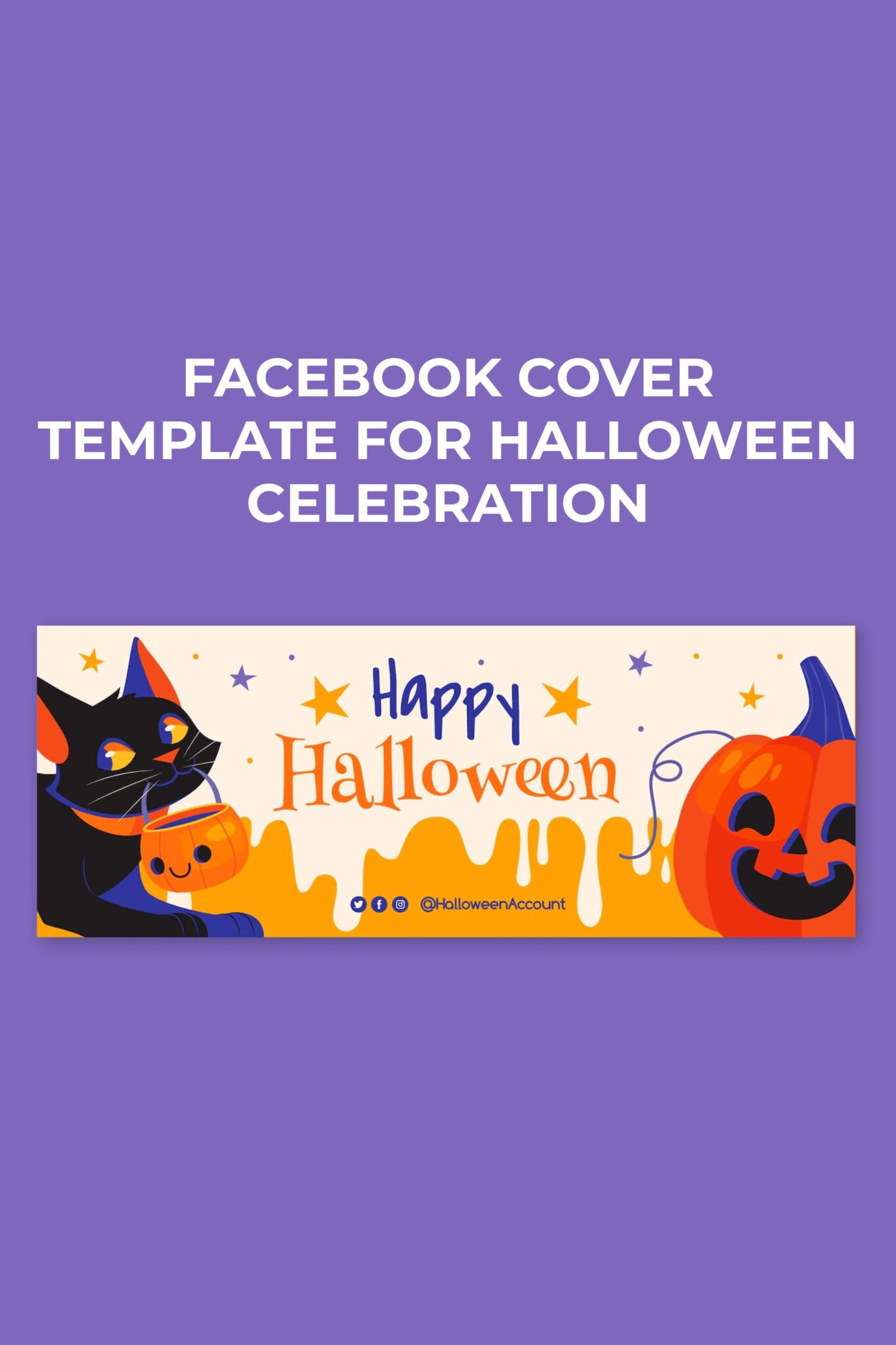 15 Best Halloween Facebook Cover Collection 2022 Free And Premium   Facebook Cover Template For Halloween Celebration 420 1365x2048 