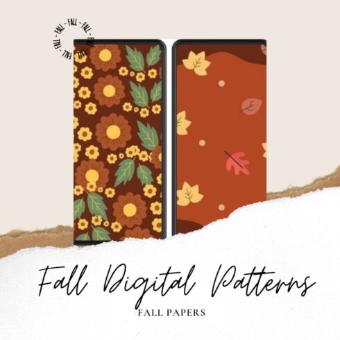 12 Fall Digital Patterns,Fall Papers Kdp.