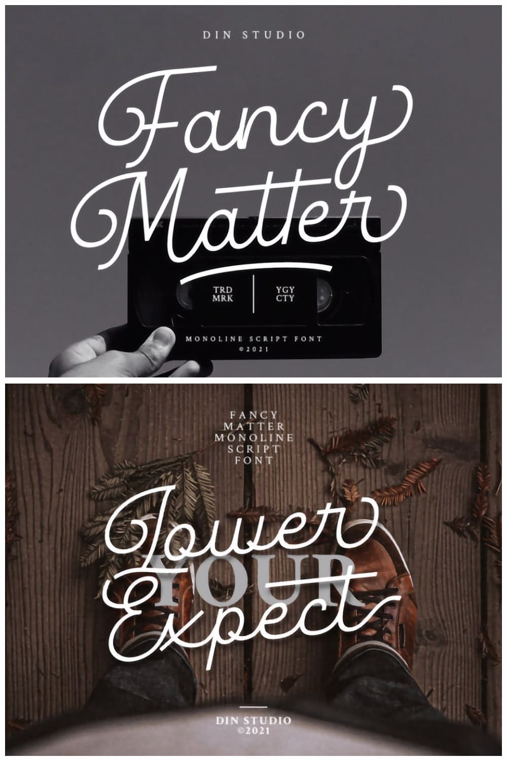 Fancy Matter Font - Pinterest.