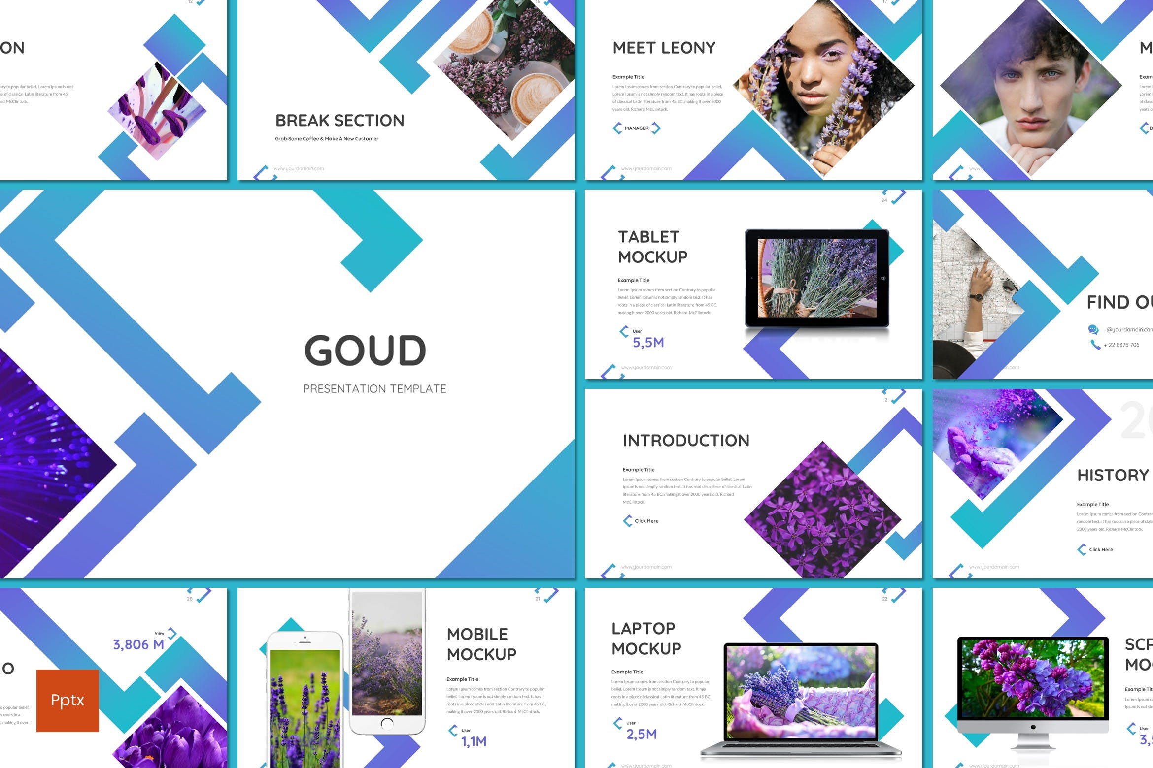 Cover image of Goud - Presentation Template.