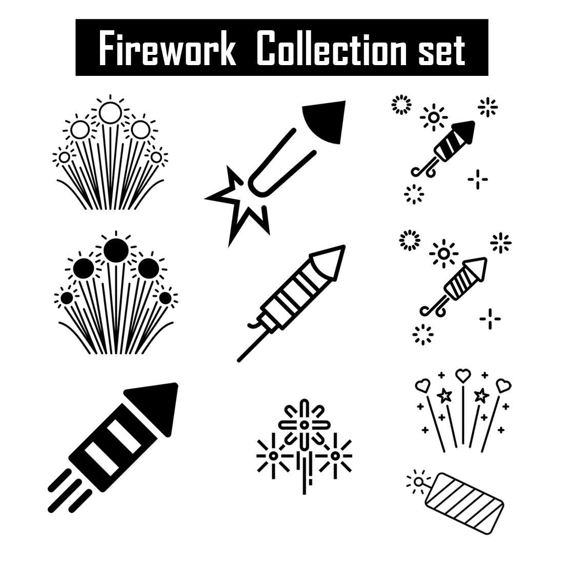 Preview firework black images.