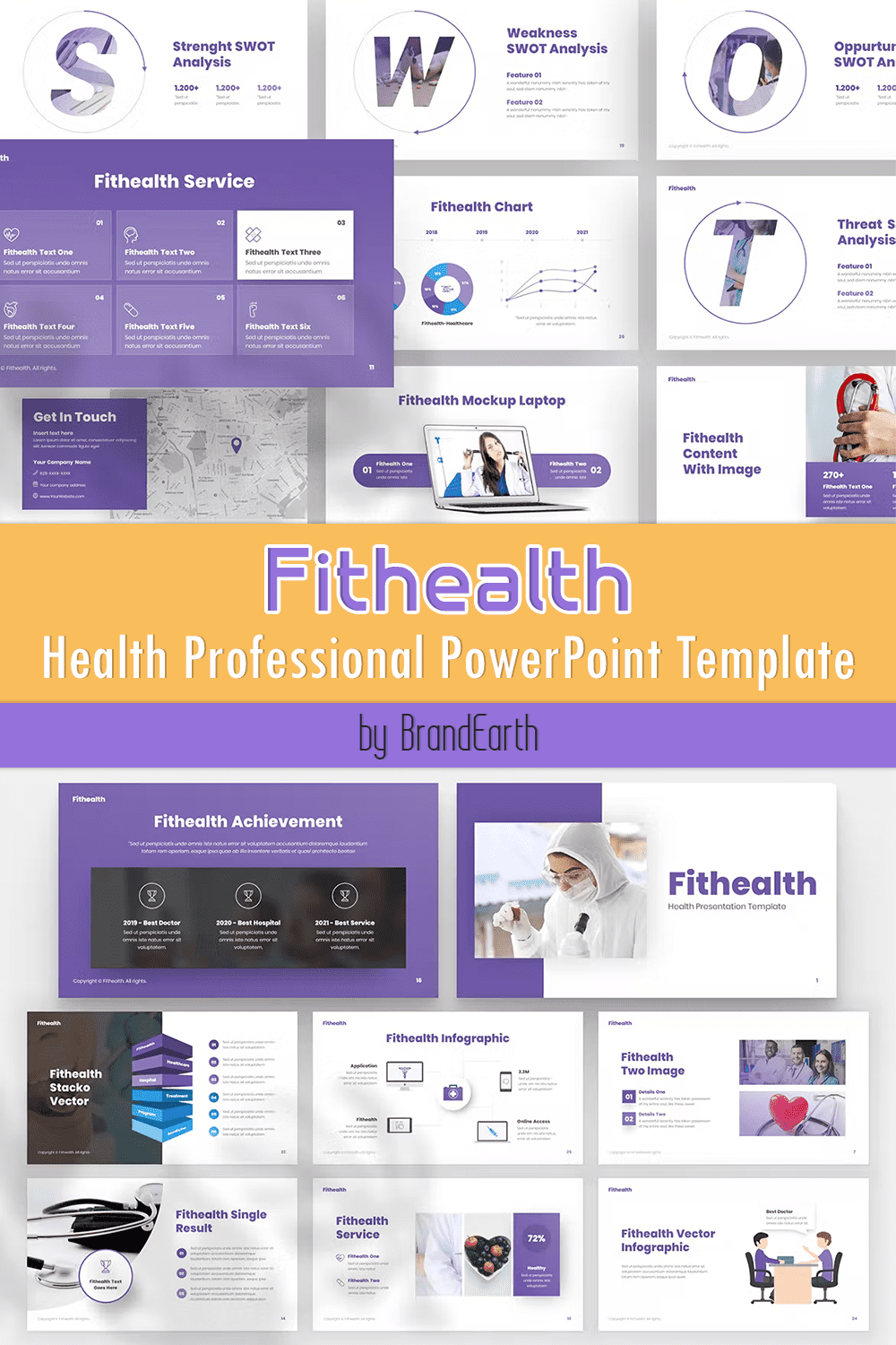 Fithealth Health Professional PowerPoint Template - Pinterest.