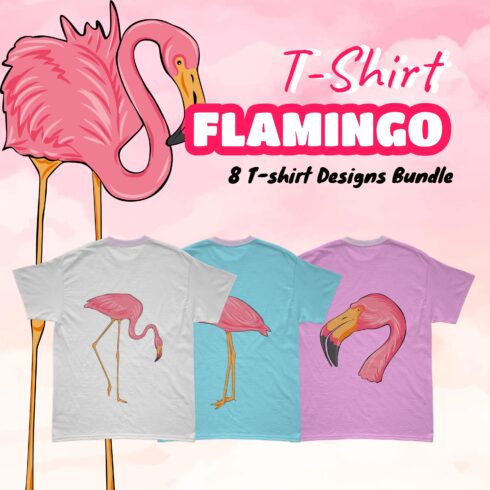 flamingo SVG T-shirt Designs Bundle.