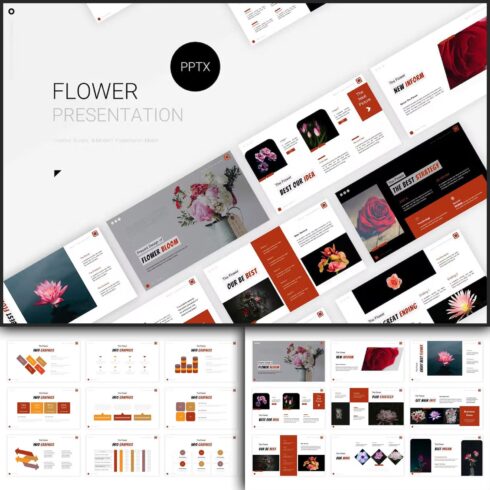 Flower Bloom - Powerpoint Template - main image preview.