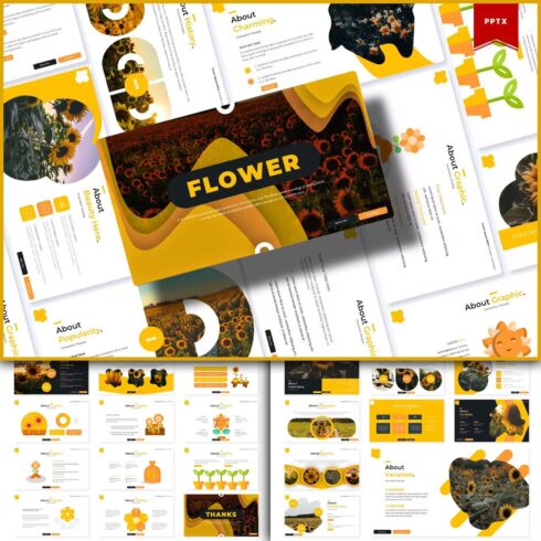 Flower | Powerpoint Template - main image preview.