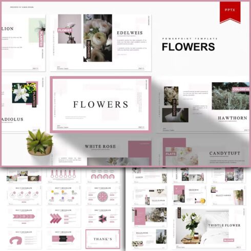 Flowers | Powerpoint Template - main image preview.