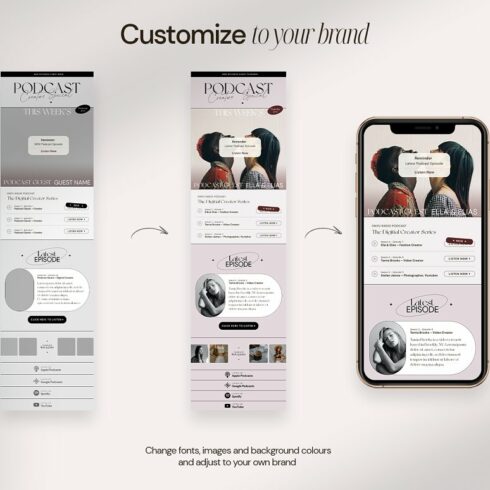 Flutter Podcast Newsletter Template – MasterBundles