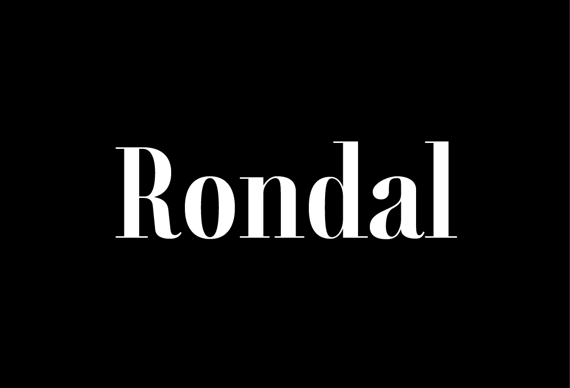 Poster of Rondal Font.