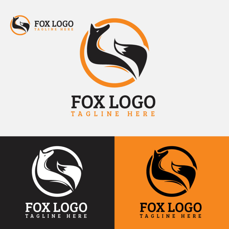 Modern Creative Fox Logo Concept. Animal Logo Vector Illustration