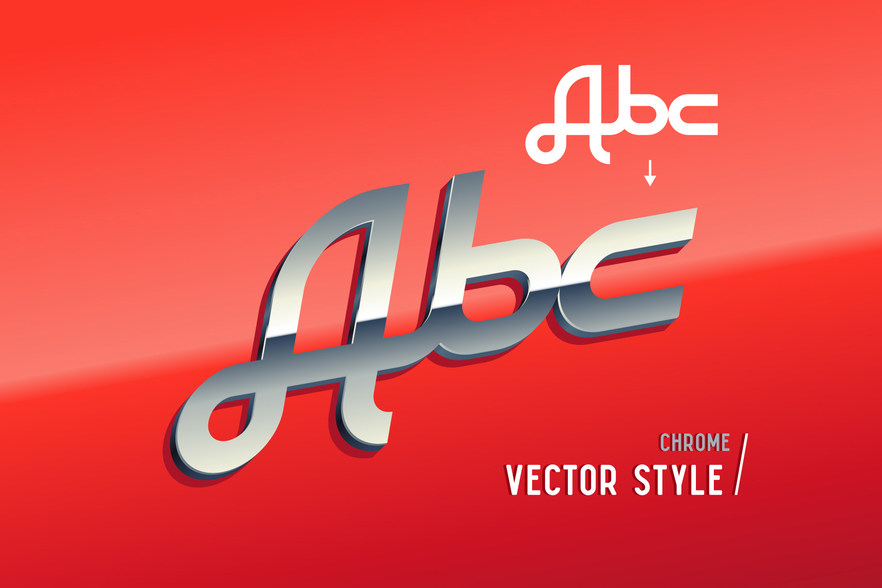 Frantic Font & Style Abc example preview.