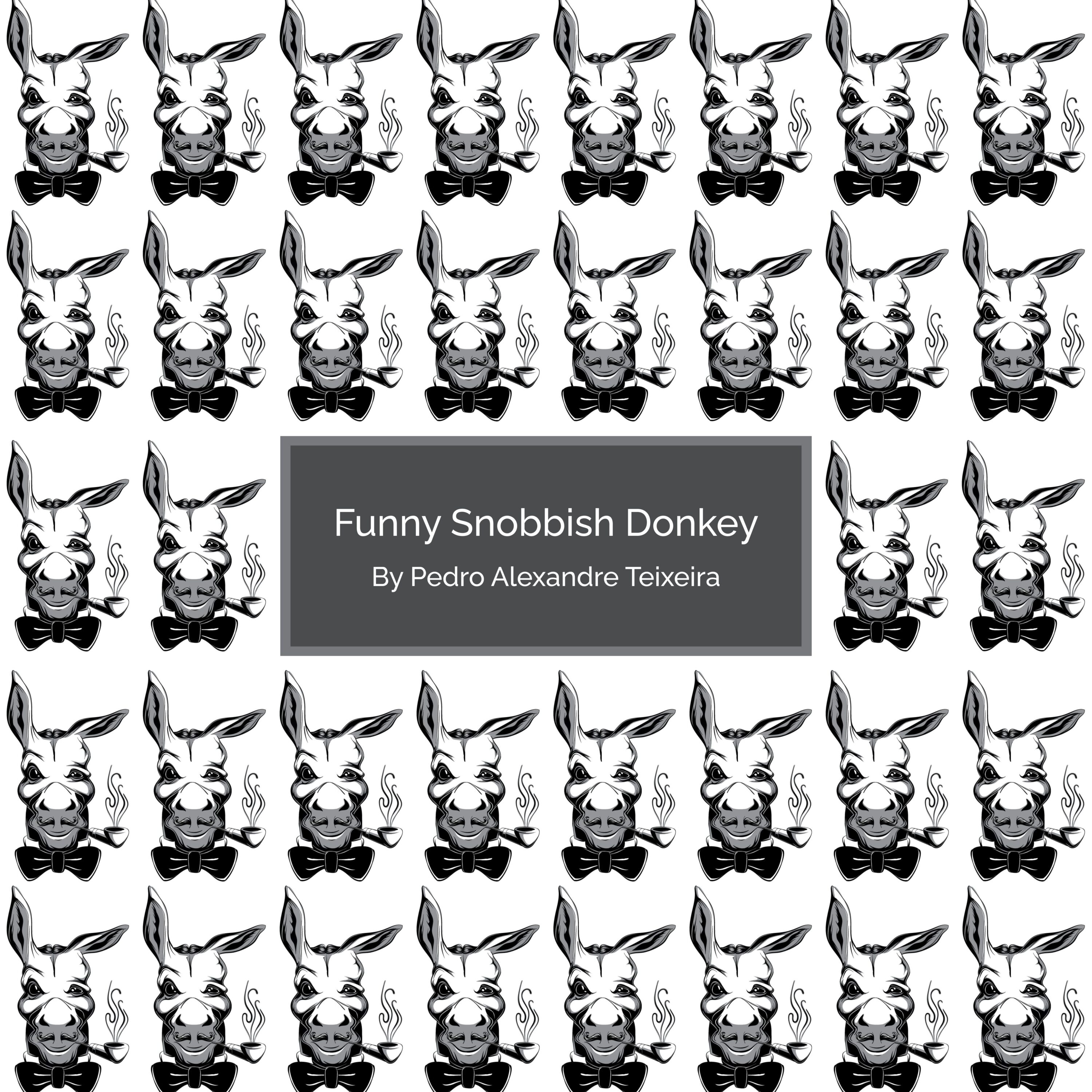 funny snobbish donkey .