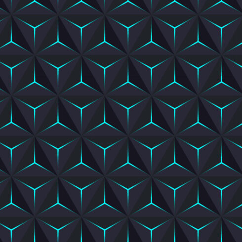 8 3D Geometric Seamless Patterns | MasterBundles