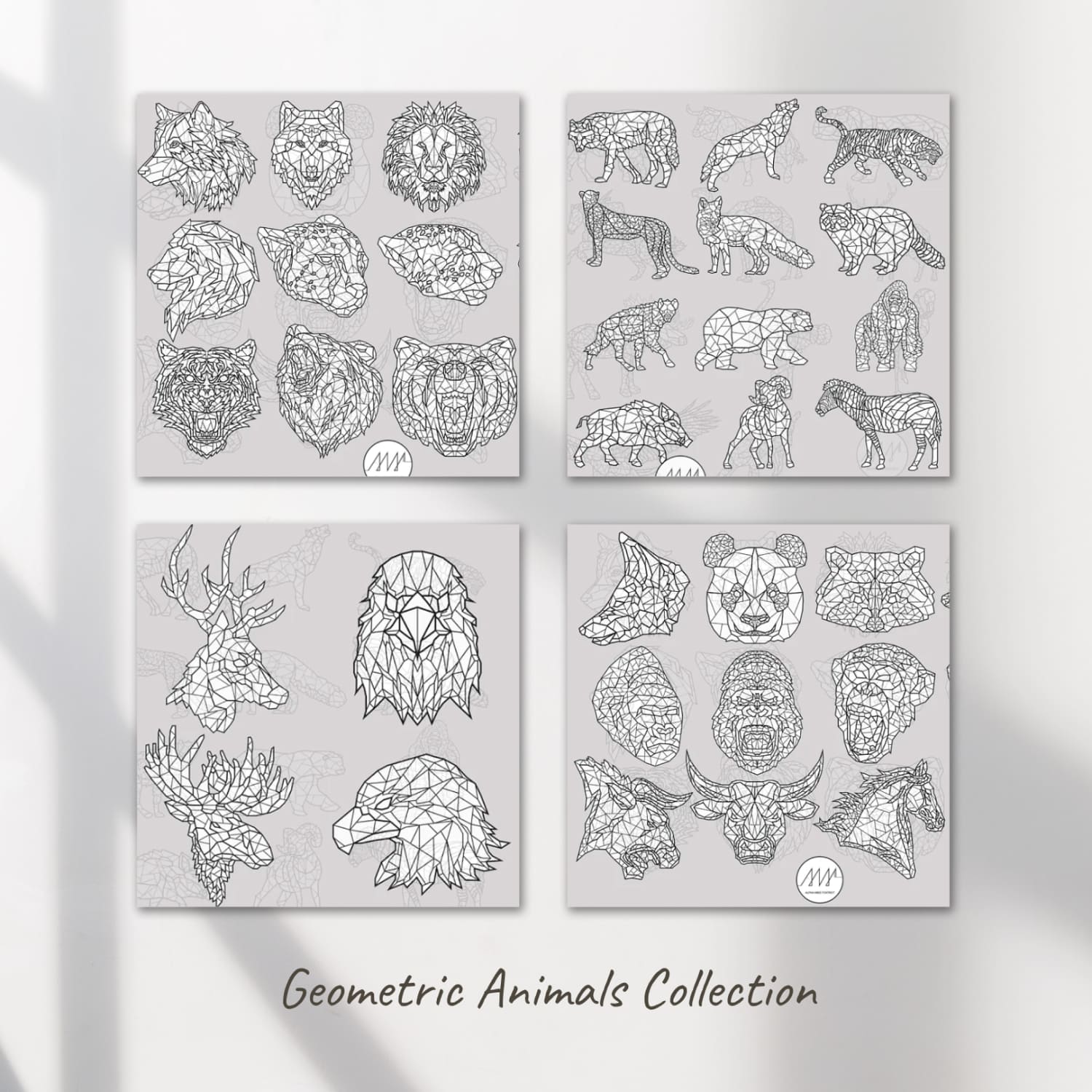 Geometric Animals Collection.
