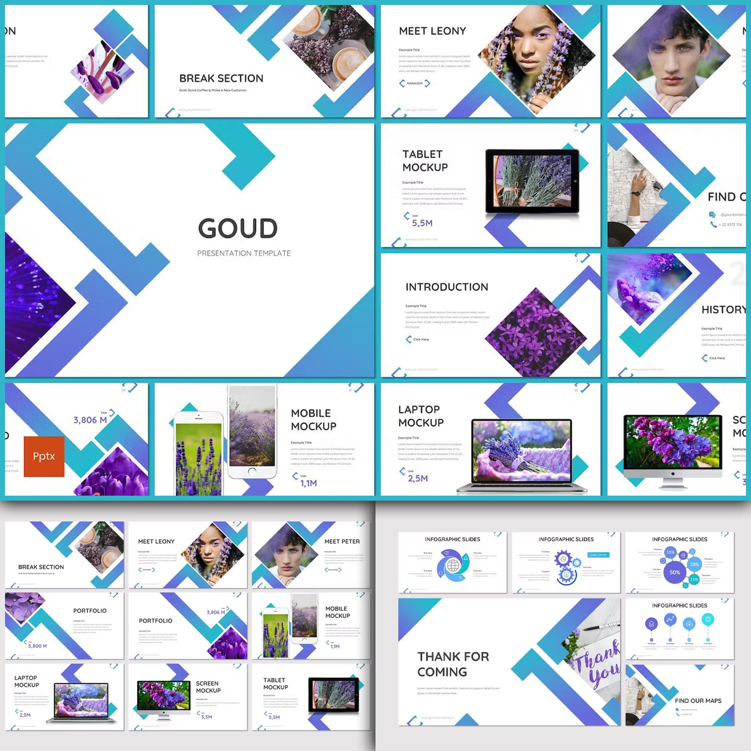 Goud Presentation Template - main image preview.