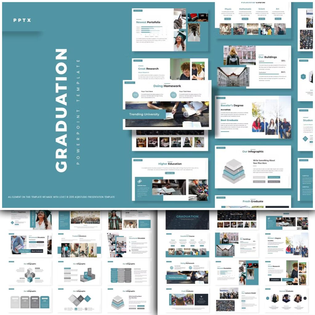 Graduation - Powerpoint Template – MasterBundles