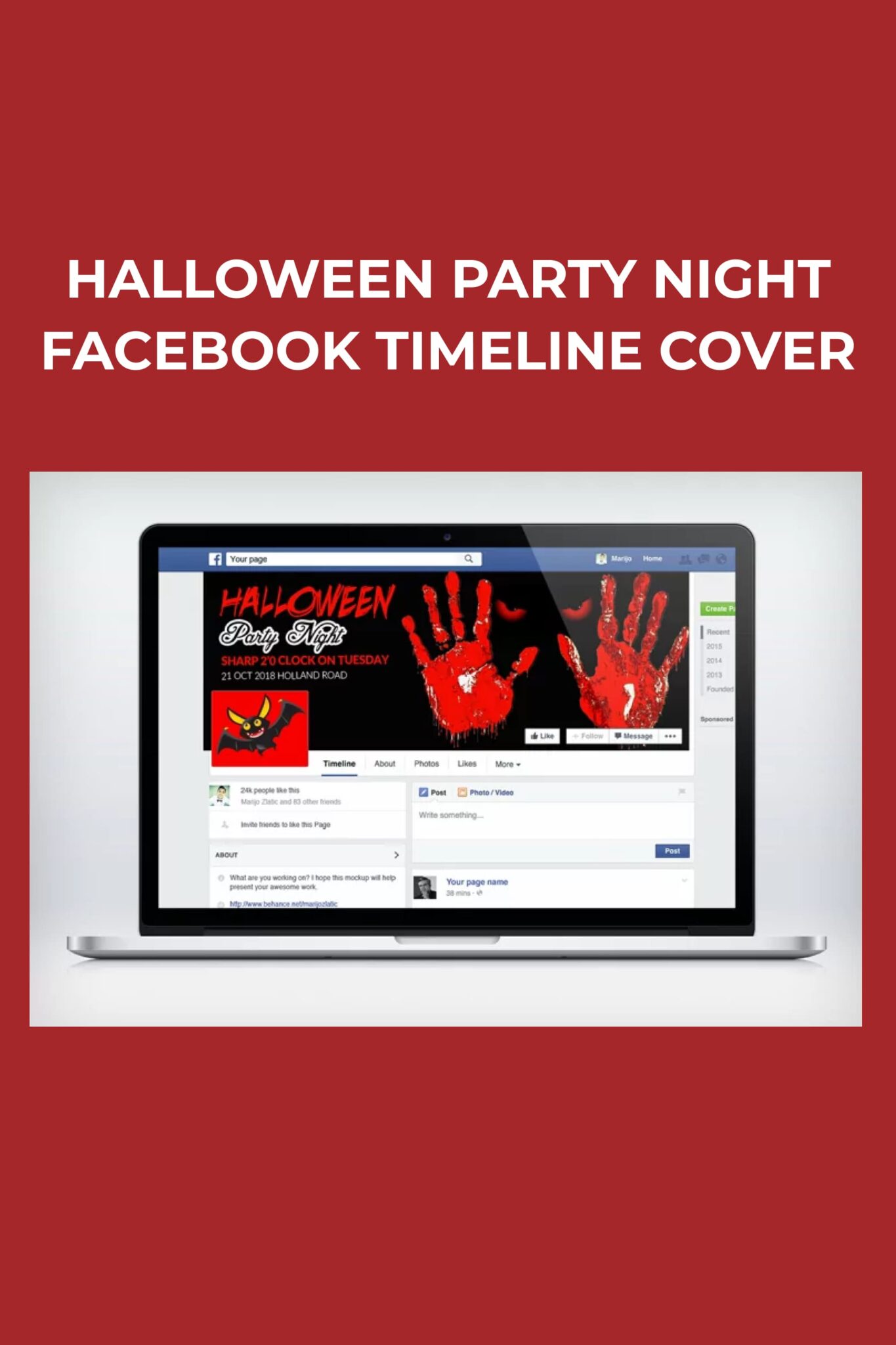 15 Best Halloween Facebook Cover Collection 2022 Free And Premium   Halloween Facebook Timeline 1 444 1365x2048 