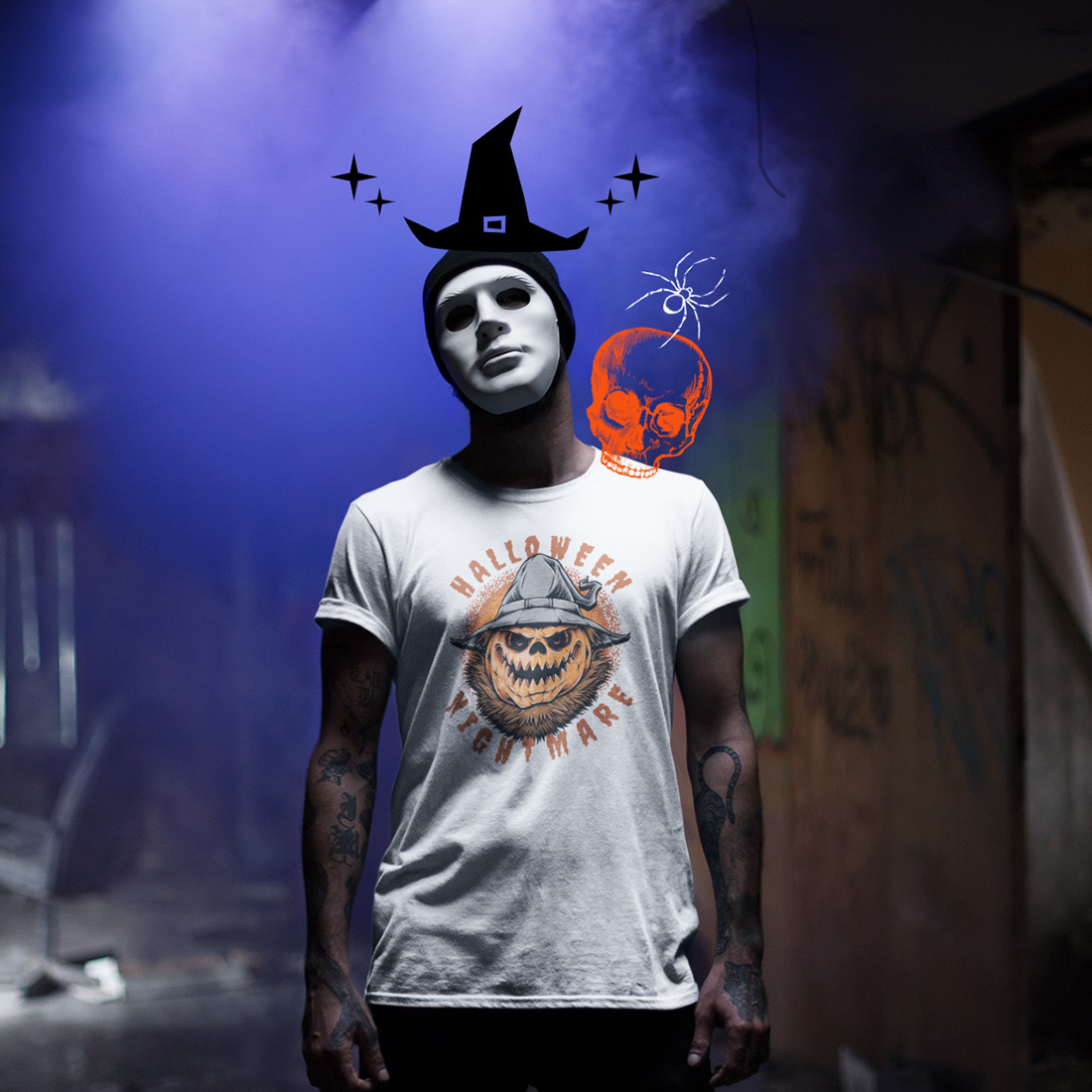 Happy Halloween T-shirt Bundle preview image.