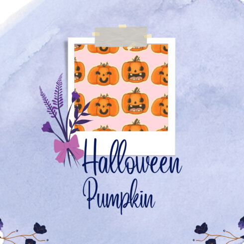 12 Halloween Pumpkin Seamless Patterns.