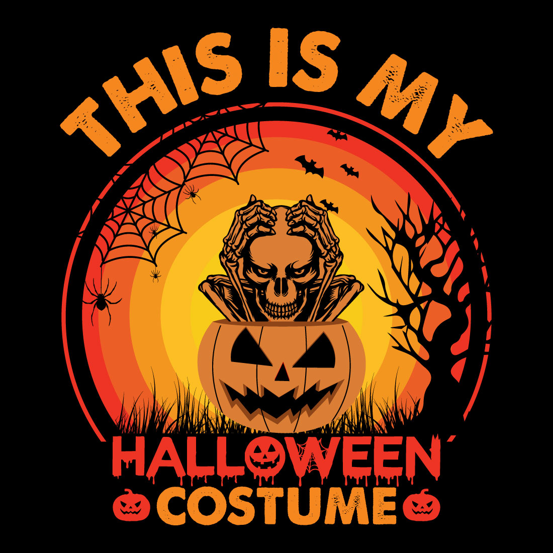 Creative 04 Halloween T-Shirt Design Bundle preview.