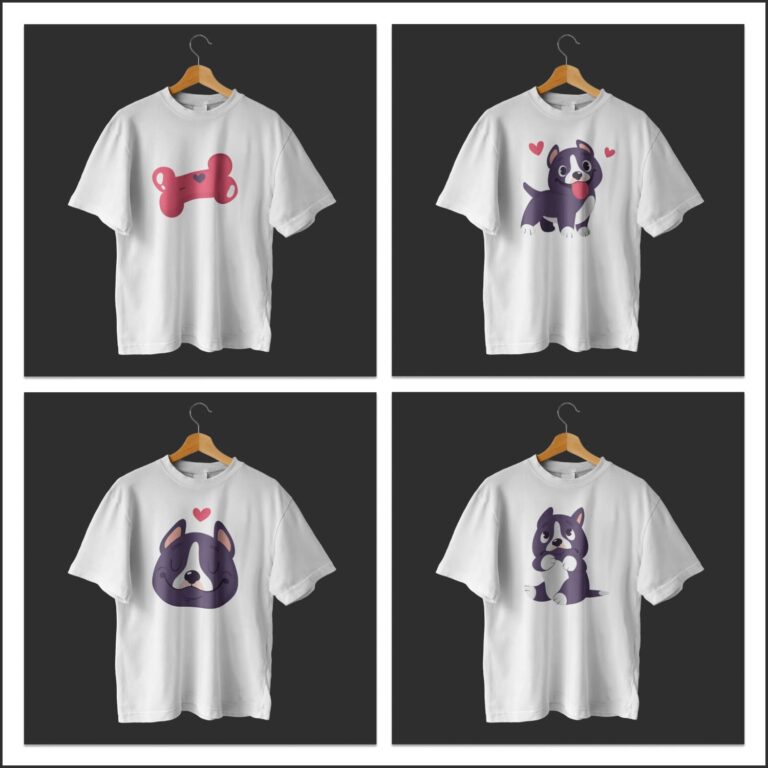 Pitbull T-shirt Design Templates Bundle – MasterBundles