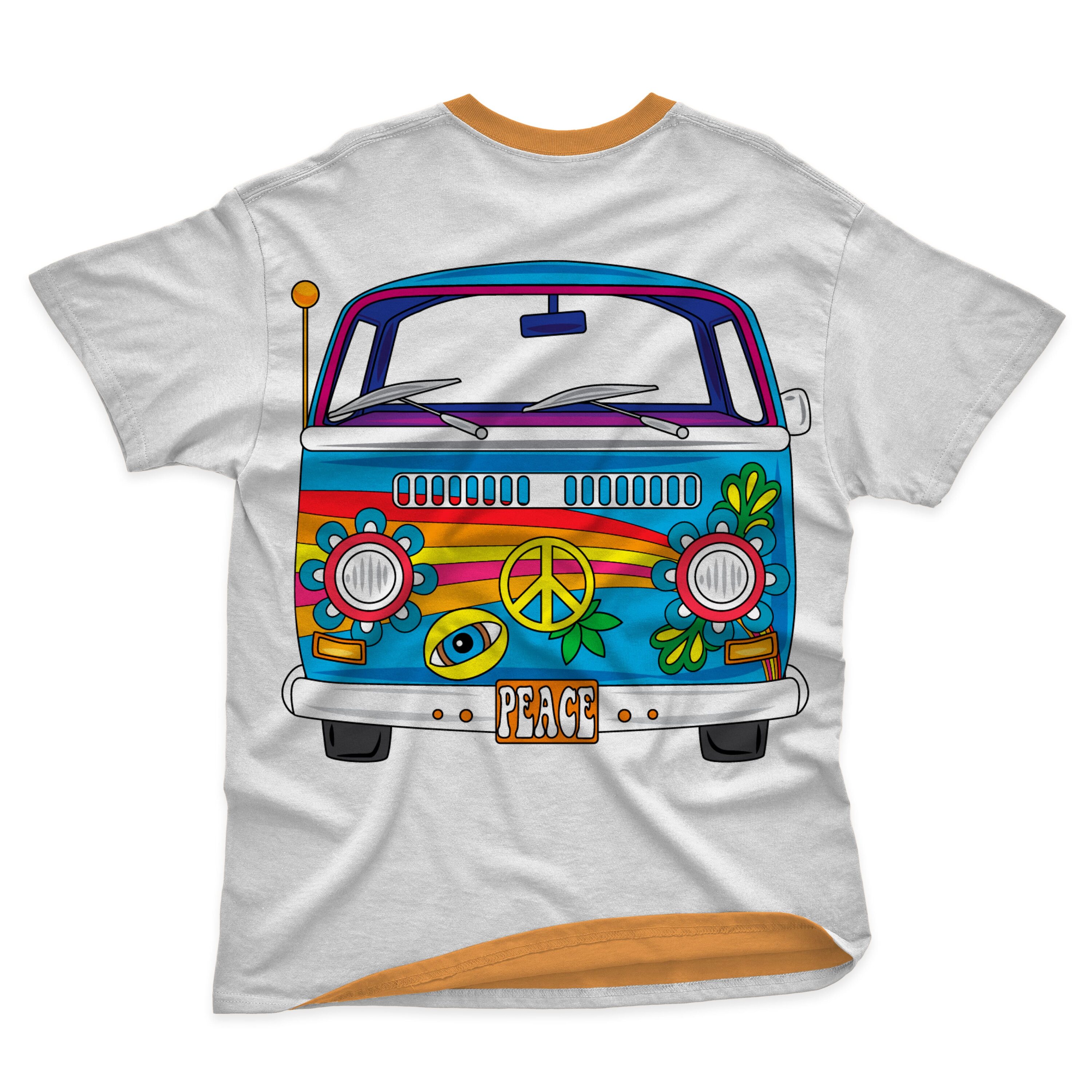 Hippie Van SVG T-shirt Designs – MasterBundles