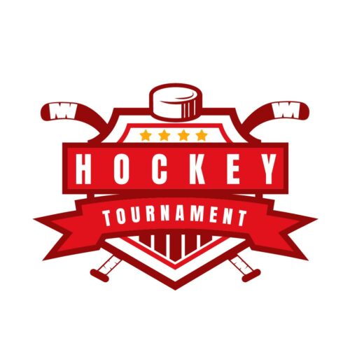 Logo Emblem of Hockey Competition Pinterest image.