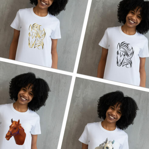 Horse Face Svg T-shirt Designs – MasterBundles