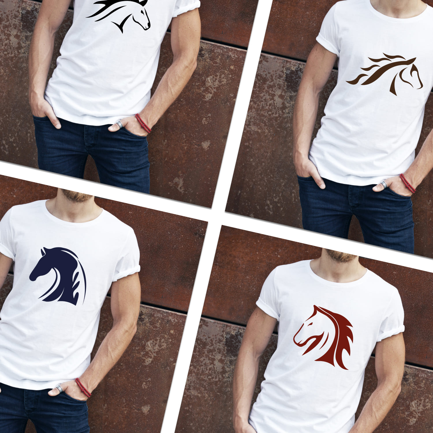 Horse Head Svg T-shirt Designs Cover.