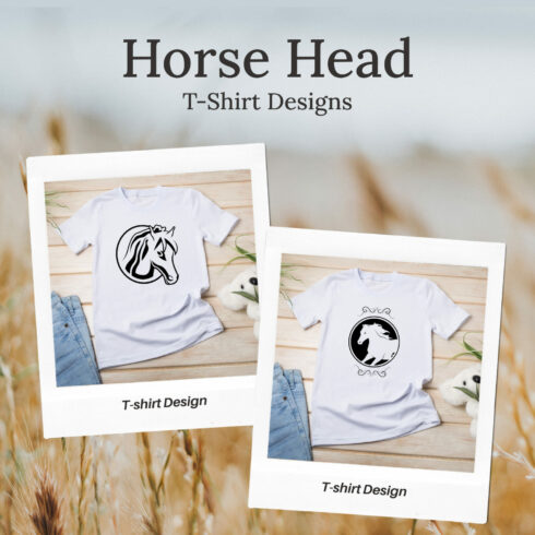 Horse Head Svg T-shirt Designs.