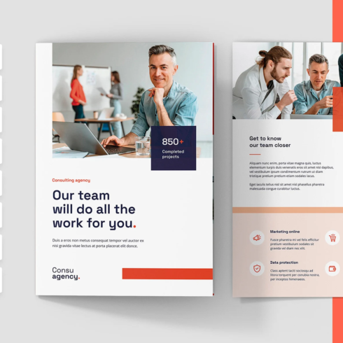 Consulting Agency Brochure Bi-Fold | Master Bundles