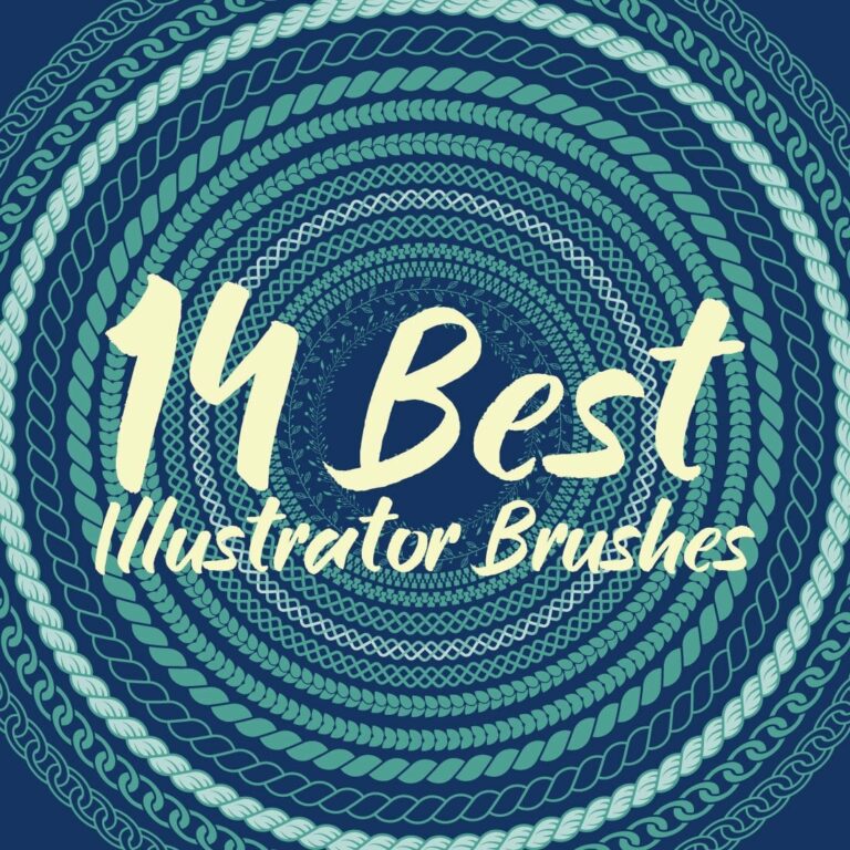 14 Best Illustrator Brushes Pack MasterBundles