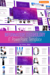Information Technology - IT PowerPoint Template – MasterBundles