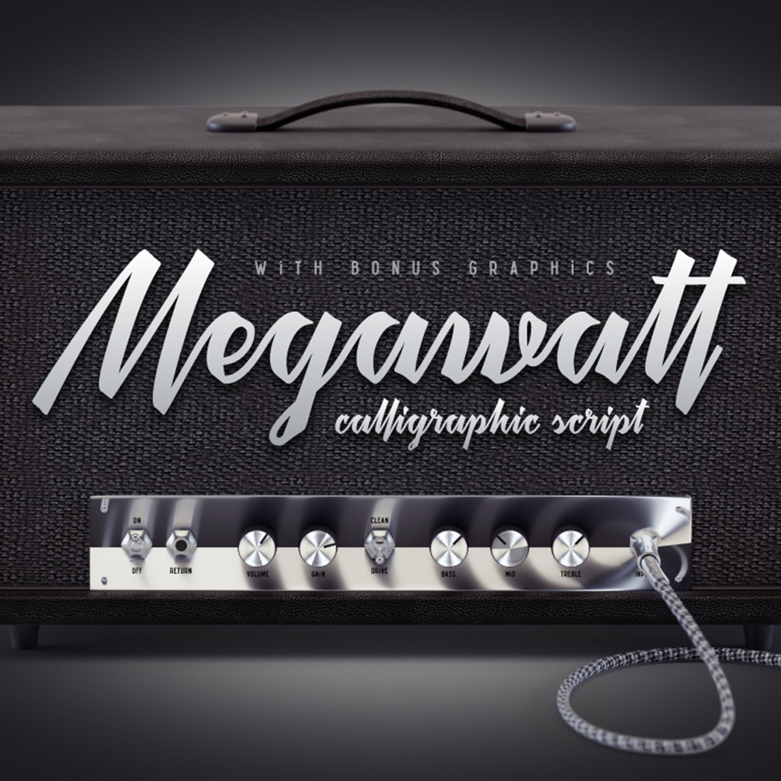 Megawatt Font main cover.