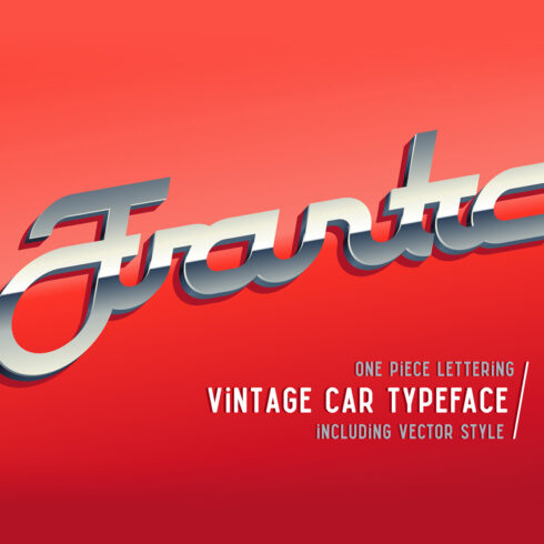 Frantic Font & Style main red cover.