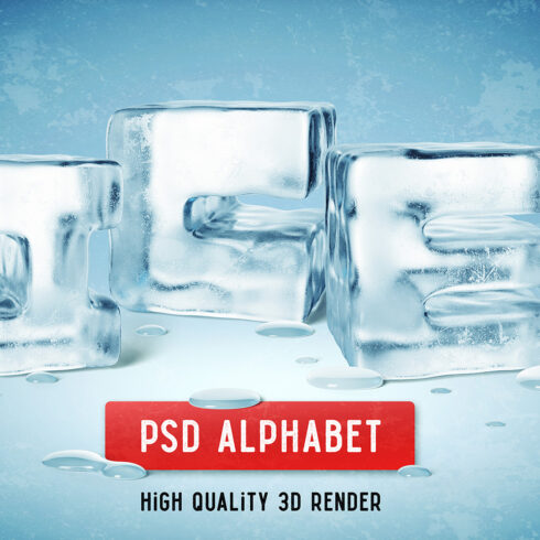 Ice PSD Alphabet cover image.