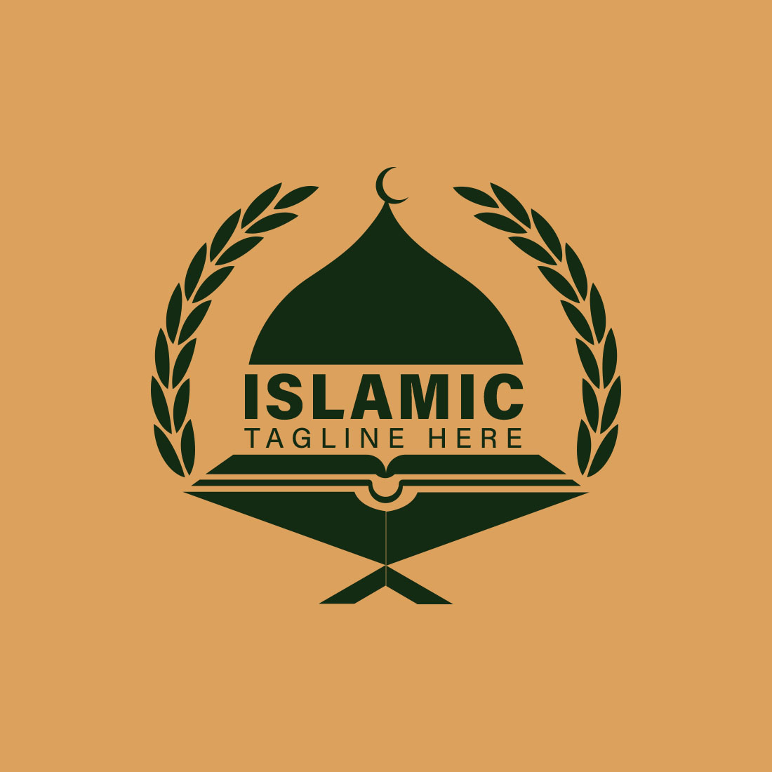 Islamic Logo Template Designs preview image.