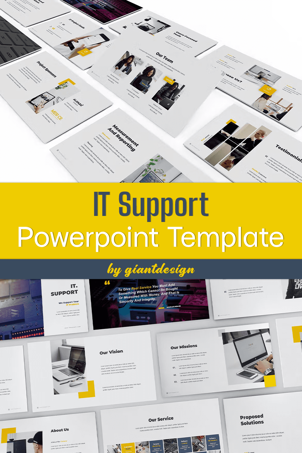 IT Support Powerpoint Template - Pinterest.