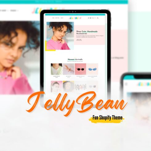 JellyBean: Fun Shopify Theme - main image preview.
