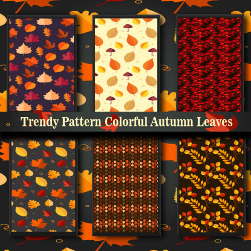 Trendy Leaves Digital Pattern cover image.