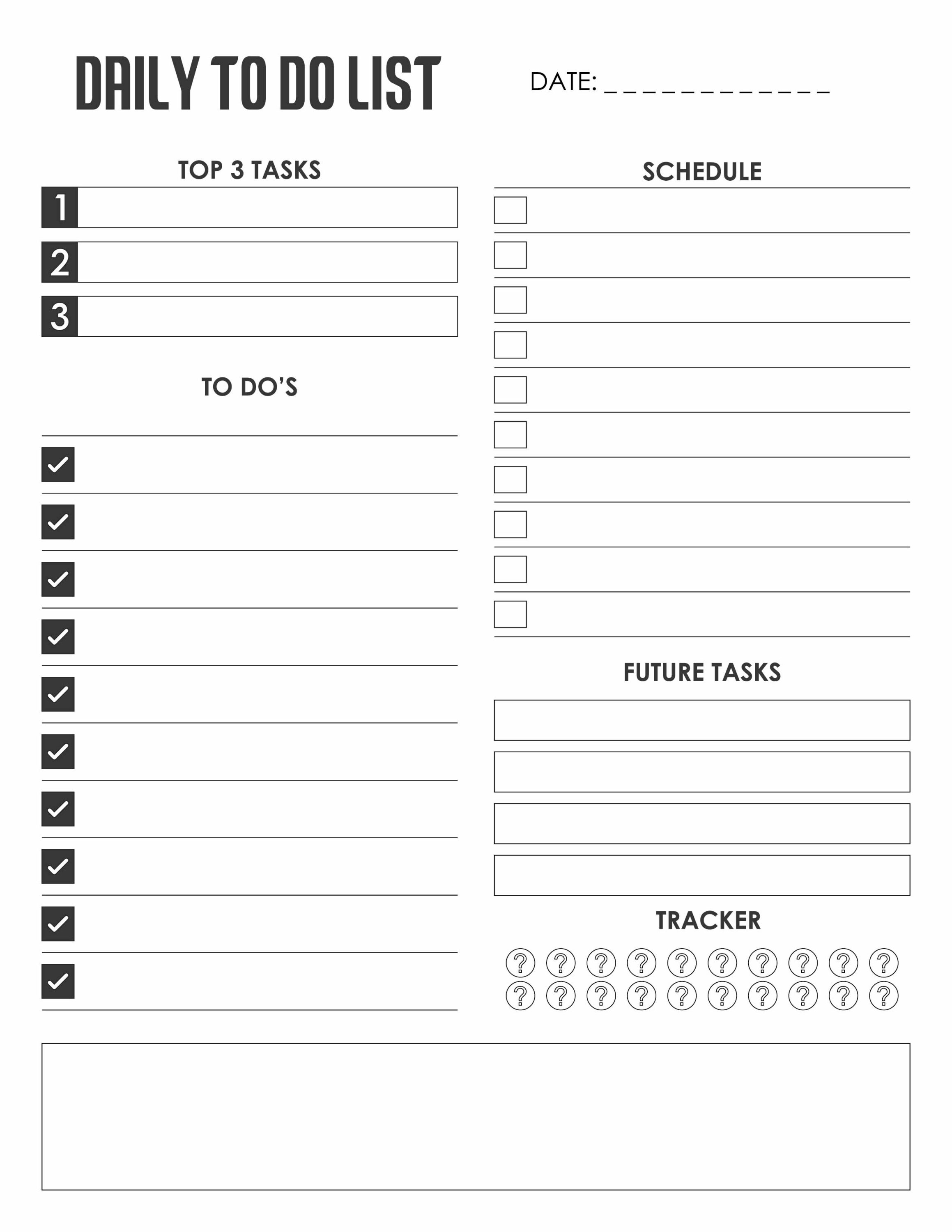 2023 Dated Planner Bundle, to do list.